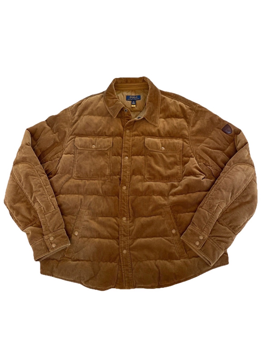 Polo Ralph Lauren The Colden Corduroy Down Jacket Men’s Size Xxl Brown Parka